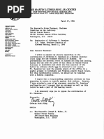 Coretta Scott King 1986 Letter On Jeff Sessions