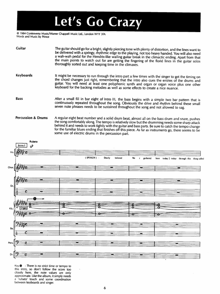 Prince-Full Scores PDF | PDF