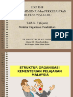 TAJUK 7 - Struktur Organisasi Pendidikan