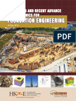 Challenges and Recent Advance in Geotechnics For Foundation Engineering