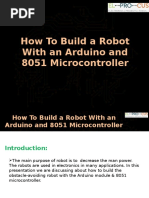 How to Build a Robot With an Arduino and 8051 Microcontroller