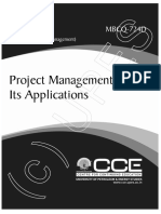Project Management & Its Applications MBCQ-724D Final