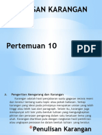 Pert. 10 Penulisan Karangan