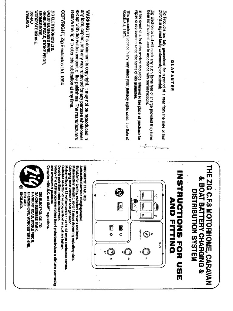 Zig CF8 Manual PDF | PDF