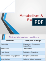 Metabolism & Excretion