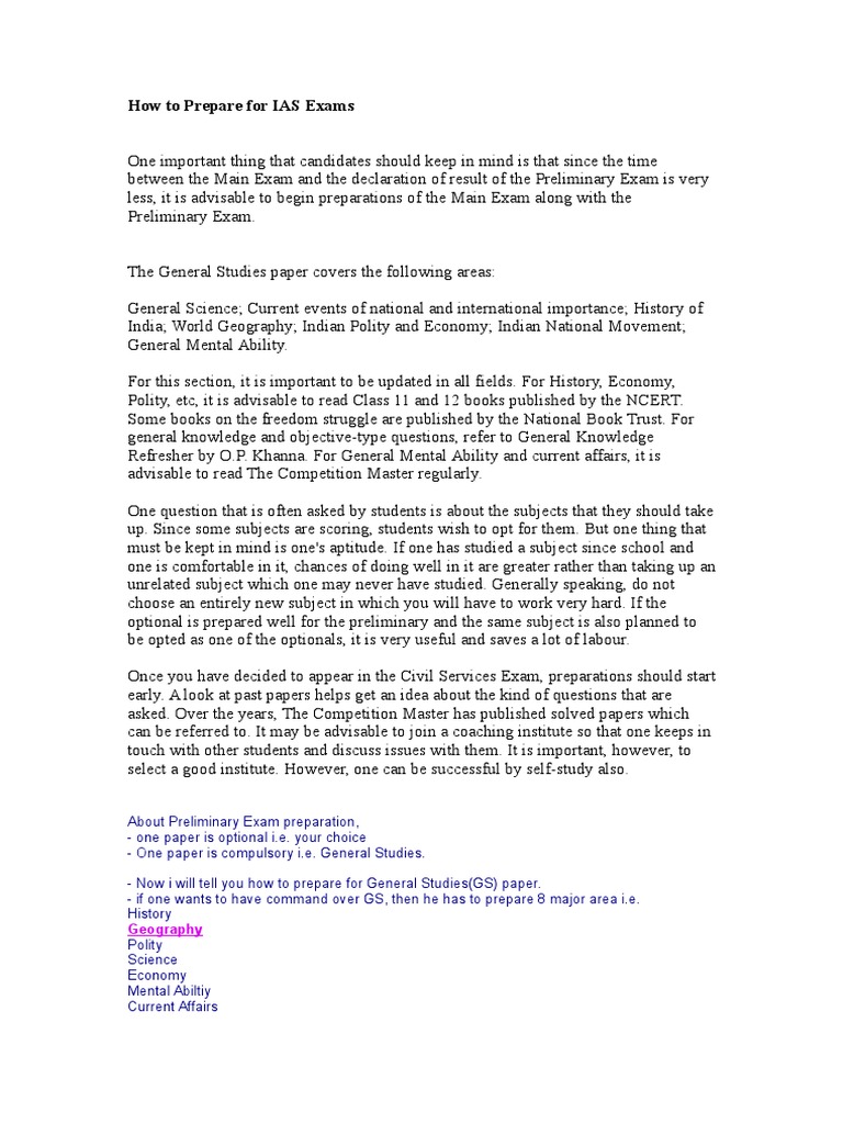 Preparation for ias after 12th image