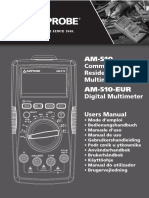 AM 510 Commercial Residential Multimeter Manual