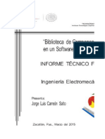 Biblioteca de Componentes en Un Sotfware Cad en 3d