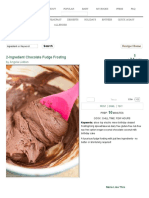 Recipage: 2-Ingredient Chocolate Fudge Frosting