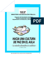 Módulo Hacia Un Cultura de Paz en El Aula