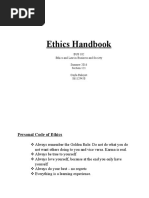 Ethics Handbook