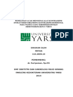 Jurnal Reading Spog Penelitian Acak Mengenai Alat Kontrasepsi Intrauterin Dibanding Kontrasepsi Hormonal Pada Wanita Yang Terinfeksi Human Immunodeficiency Virus