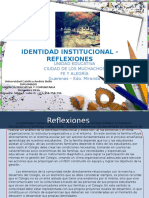 Reflexiones - Identidad Institucional