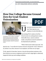 Chronicle of Higher Ed Ground Zero for Unionization Nov 23 2015