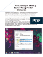 10 Cara Mempercepat Startup Windows 7 Yang Mudah Dilakukan - WinPoin