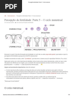 Percepção Da Fertilidade_ Parte 3 - O Ciclo Menstrual