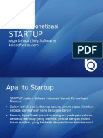 Strategi Monetisasi Startup