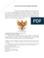 Aktualisasi Pancasila Dan Aktualisasi Pancasila Dalam Era Globalisasi