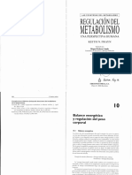 Regulacion Del Metabolismo. Una Perspectiva