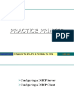 Practice DHCP