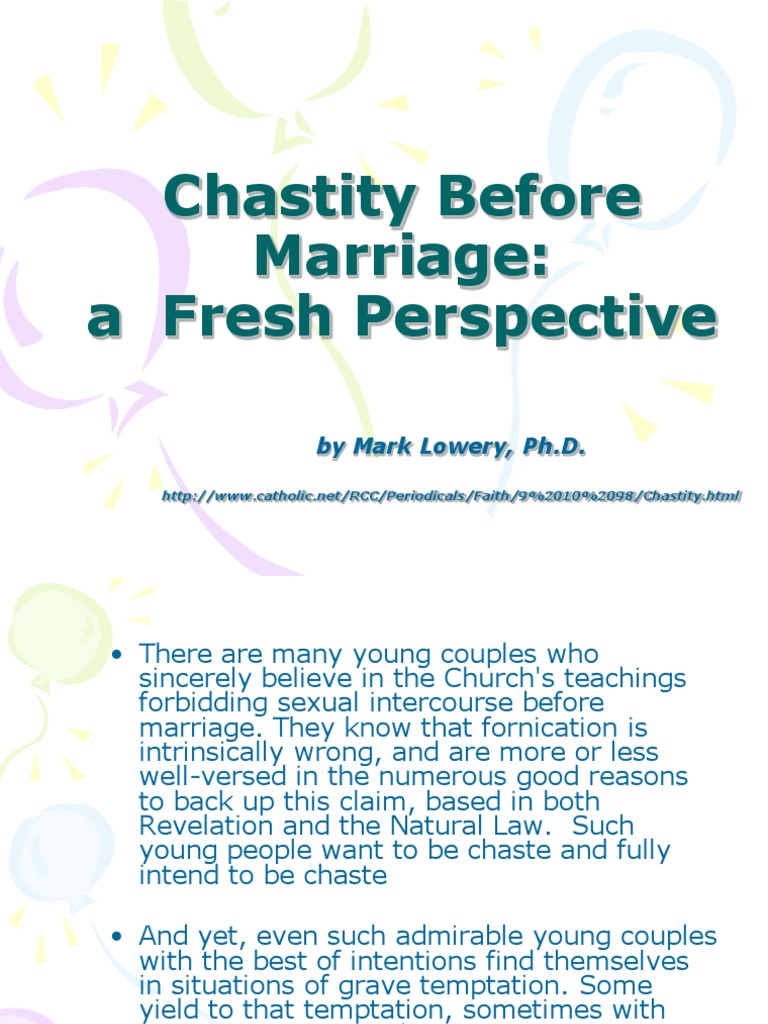 Chastity Before Marriage: A Guide | PDF | Chastity | Sexuality