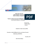 Factors Affecting The Profitability of Private Commercial Banks in Ethiopia