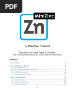 Minizinc Tute