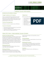 Visio 2013 Intro Intermediate Outline