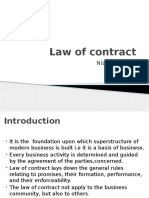 Law of Contract: Nishan Poudel