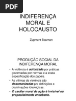INDIFERENÇA MORAL E HOLOCAUSTO