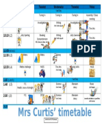 2017 Timetable