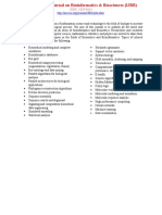 International Journal On Bioinformatics