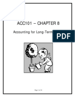 Acc101 - Chapter 8: Accounting For Long-Term Assets