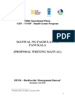 Proposal Writing Manual Filipino