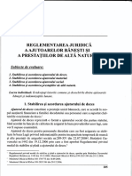 Reglementarea Juridica A Ajutoarelor Banesti Si A Prestatiilor de Alta Natura