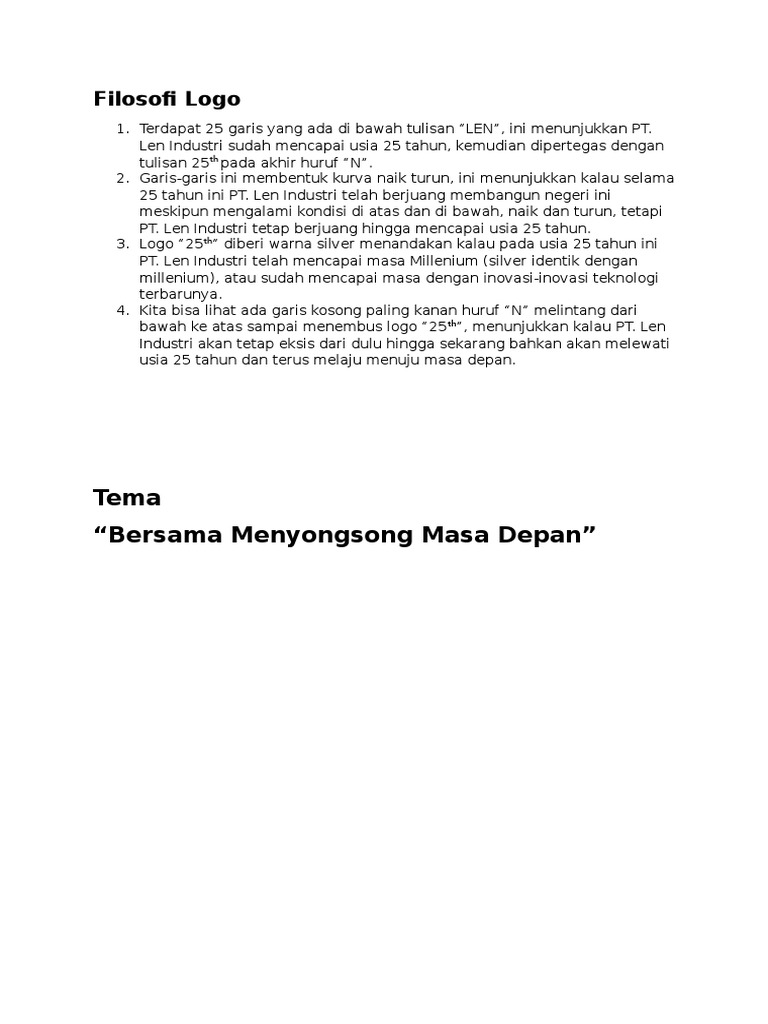Filosofi Logo Dan Tema | PDF