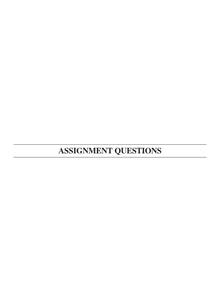 Assignment Questions | PDF | Discounting | Dividend