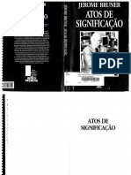 BRUNER, Jerome (1997) - Atos de Significação.