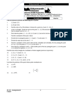 Find The Distances Between The Following Pairs of Points Assignment - 1 Maths