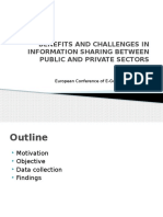 Benefits and Challenges of Public-Private Information Sharing