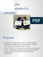 Procedura Administrativă A Adopţiei