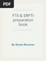 Download GK Book   FtiiFilm and Television Institute of India  SrftiSatyajit Ray Film  Television Institute for General Knowledge Preparation by Shashi Bhushan SN336368370 doc pdf