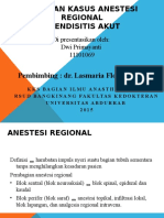 LAPORAN ANESTESI REGIONAL