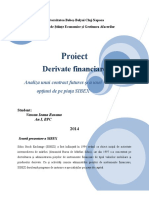 Proiect Derivate Financiare