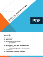 Presentation 6 Fevrier - Analyse Economique Du Droit