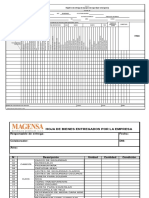 Formatos para Entrega de Epp - Magensa