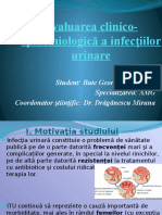 Etiologia Infectiilor Urinare