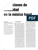 Condiciones de Linealidad en La Musica Tonal - Pablo Fessel