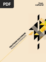 Políticas Culturais Pesquisa e Formação