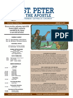 St. Peter The Apostle Bulletin 01-15-17